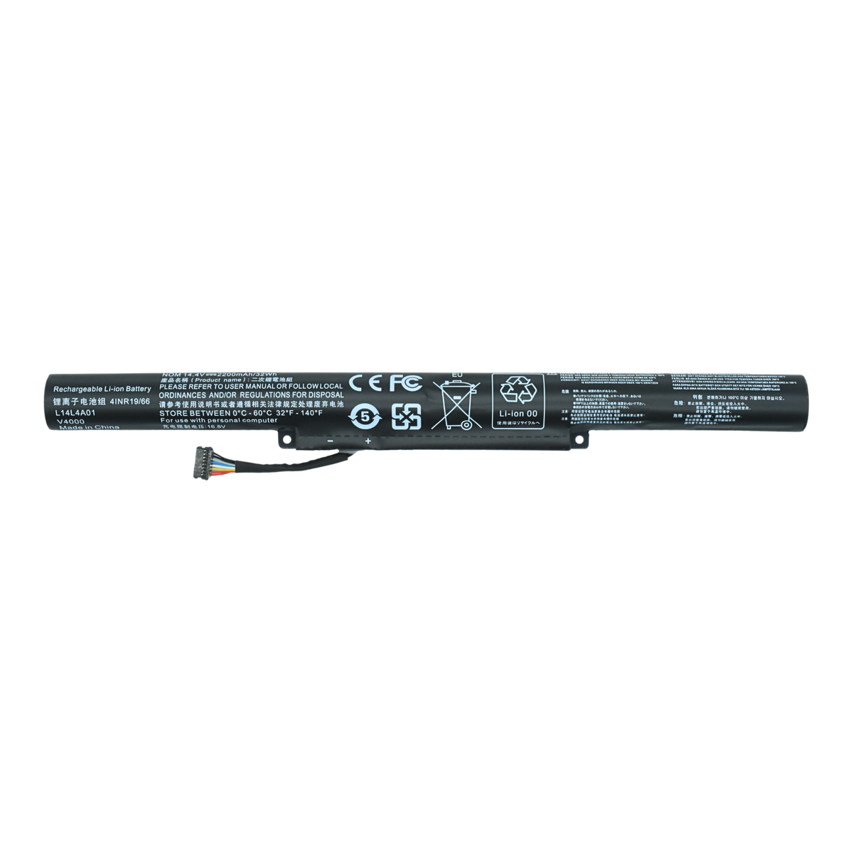 EKI500 Bateria Li-ion 14.4V LENOVO Lenovo Ideapad 500 500-15ACZ 500-15ISK, Ideapad Z41 Z51 Z41-70 Z51-70 L14M4A01 L14S4A01 L14L4E01 L14S4E01 L14M4E01 - Tecnología AltérCo