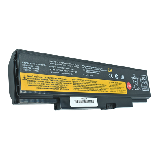 EKIE550 Bateria 10.8V para Lenovo ThinkPad (Edge) E550 E550C E555 E560 E565 Series 45N1762