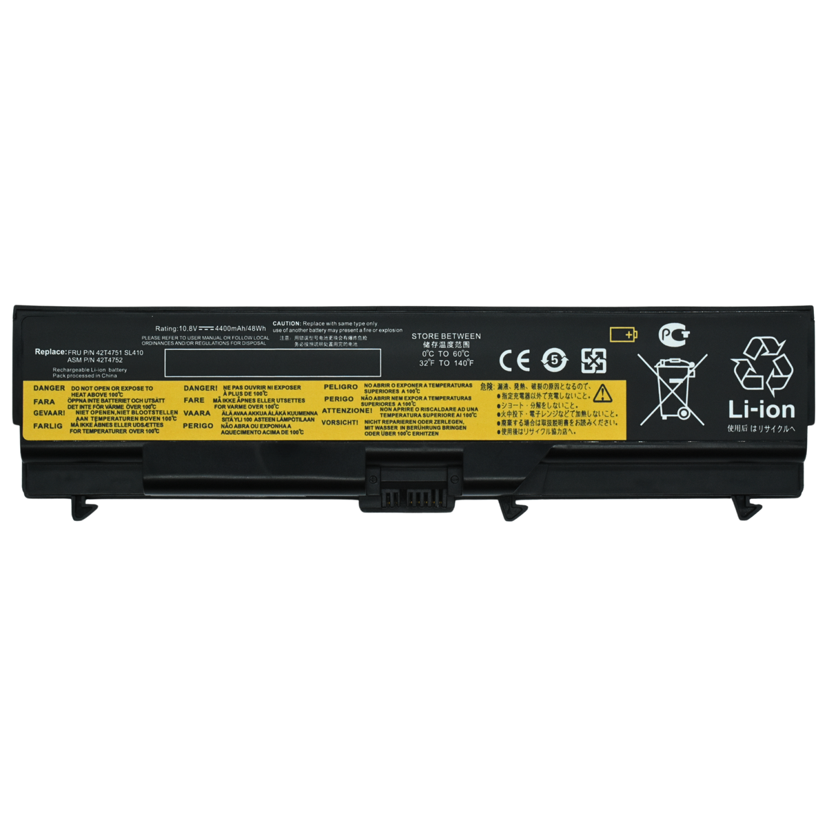EKIT410 Bateria Li-ion 10.8V para Lenovo Thinkpad E40, E15 en color negro - Tecnología AltérCo