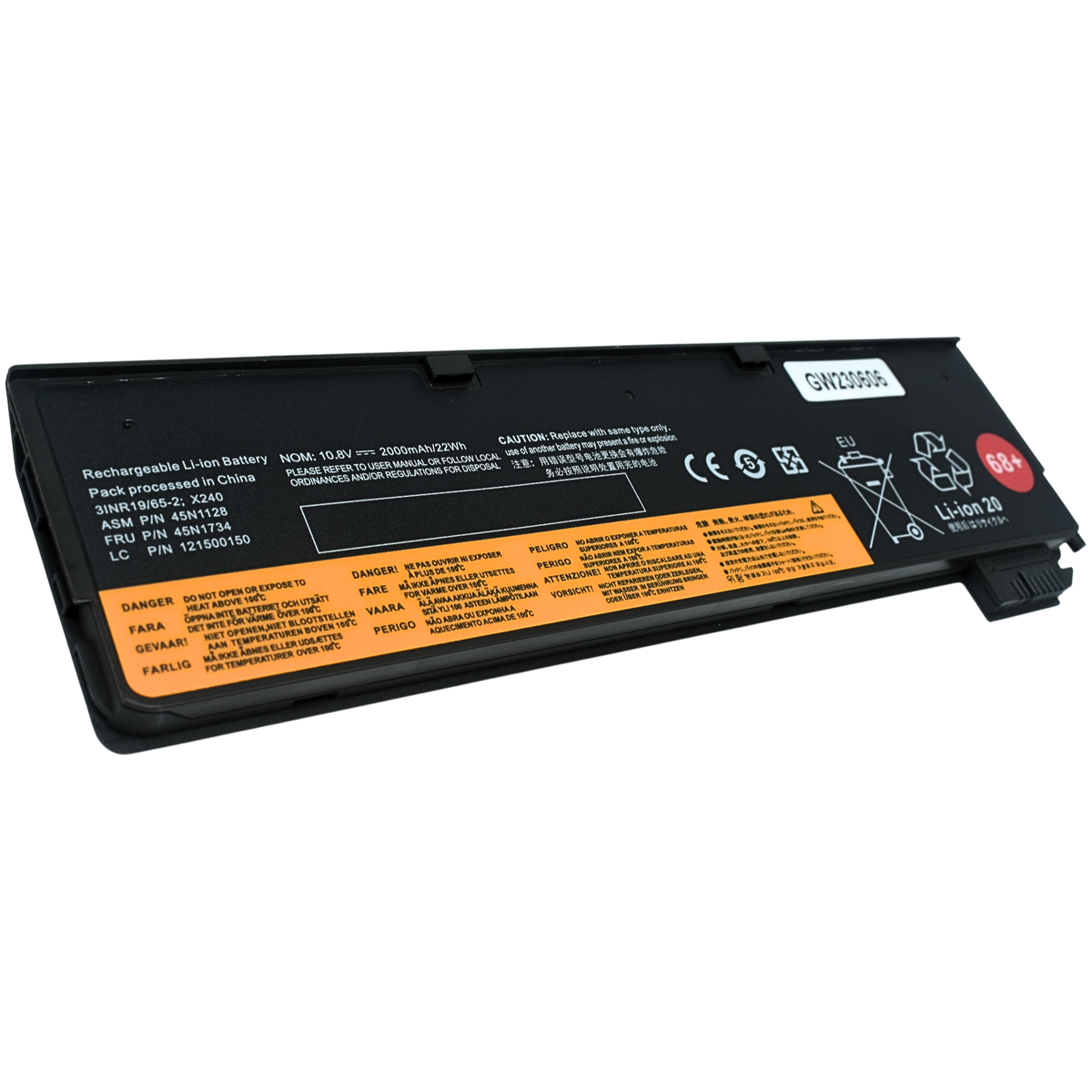 EKIT460 Bateria 11.4V / 2200mah para Lenovo ThinkPad T440 T440S X240 X240S S440 S540 X250 T450S L450 X260 K2450 T450 T460 Series 0C52861 45N1124 45N1125 45N1756 - Tecnología AltérCo