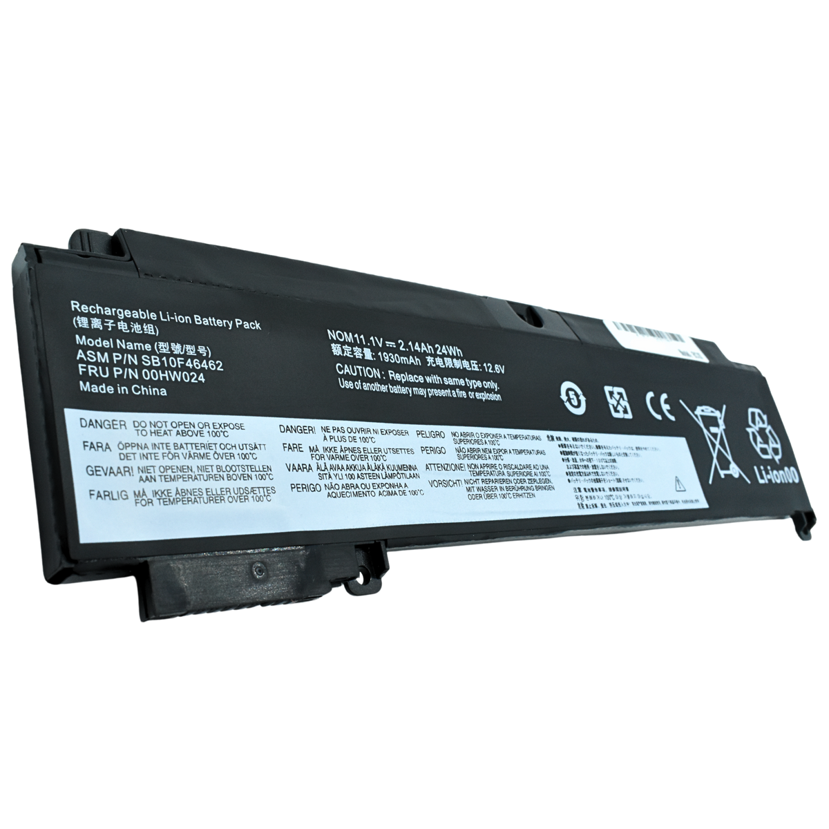 EKIT460S Bateria 11.4V para Lenovo ThinkPad T460S 00HW024 00HW025 01AV406 01AV462  SB10F46463 - Tecnología AltérCo