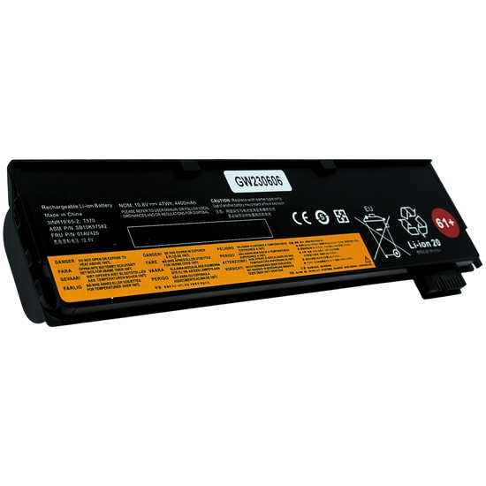 EKIT470 Bateria 11.4V / 2200mah para Lenovo ThinkPad A475 A485 T470 T570 T480 T580 P51S P52S TP25 Series 01AV422 01AV423
