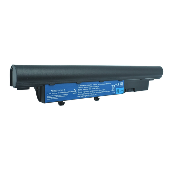 EKR3810TZ Bateria 10.8V/6600mA para ACER Aspire 3810TZ-414G32n, Aspire 3810TZ-4806, Aspire 3810TZ-4880, Aspire 3810TZG, Aspire 3810TZG-414G32n, Aspire 3810TZG-414G50n