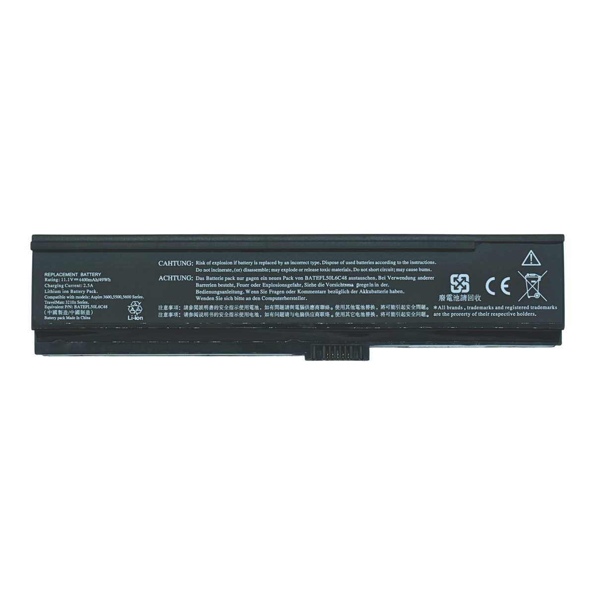 EKR5500 Bateria 6 Celdas para  Acer Aspire 3680 / 3050 / 5050 - Tecnología AltérCo