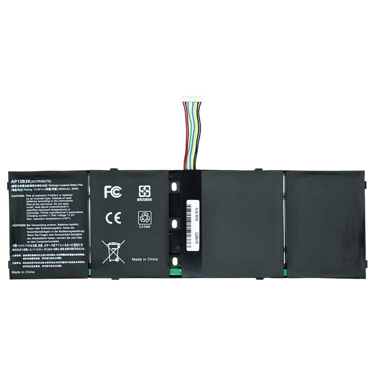 EKR5572 Bateria Interna (P) 14.8V para Acer V5-572, V5-572P, V5-573 ES1-511 ES1-512, R7-572 (AP13B3K  / AP13B8K) - Tecnología AltérCo