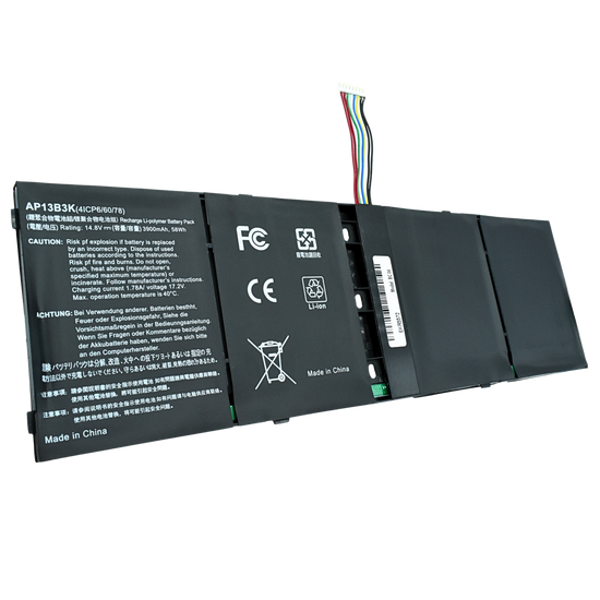 EKR5572 Bateria Interna (P) 14.8V para Acer V5-572, V5-572P, V5-573 ES1-511 ES1-512, R7-572 (AP13B3K  / AP13B8K)