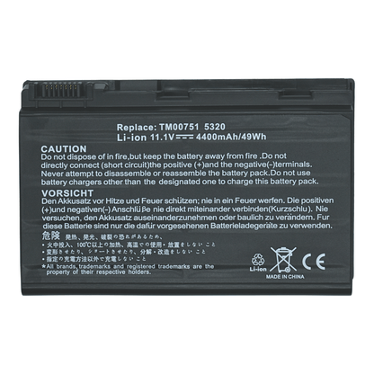 EKR5630 Bateria 10.8V/4400mA para ACER Extensa 5630Z, Extensa 5630ZG, Extensa 7120, Extensa 7420, Extensa 7620Z, TravelMate 5