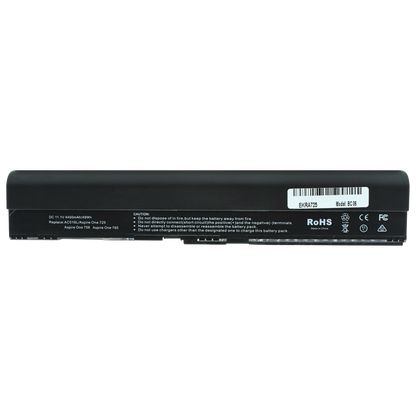 EKRA725 Bateria Li-ion 11.1V para Aspire V5-171, One 725 Series - Tecnología AltérCo