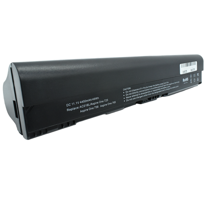 EKRA725 Bateria Li-ion 11.1V para Aspire V5-171, One 725 Series - Tecnología AltérCo