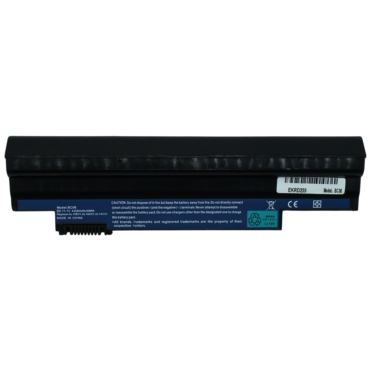 EKRD255 Bateria de Li-ion 11.1V para Acer One D257 - Tecnología AltérCo