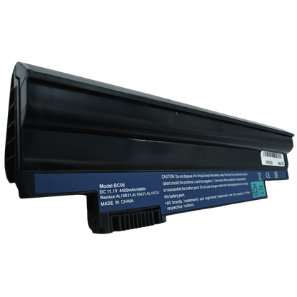 EKRD255 Bateria de Li-ion 11.1V para Acer One D257 - Tecnología AltérCo
