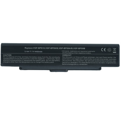 EKSBPS9 BaterÇ?Çøa de 6 celdas para Sony VAIO VGN-AR93S / VGN-AR520E / VGN-CR11S/L - Tecnología AltérCo