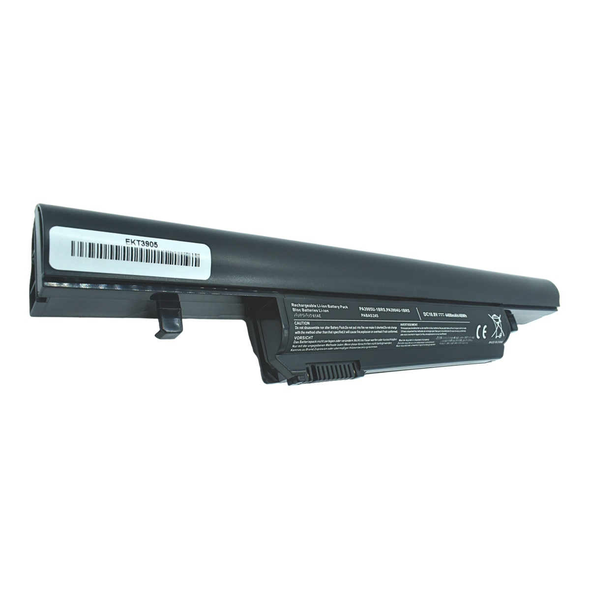 EKT3905 Bateria de 6 celdas para Toshiba Satellite R850, R850-127, R850-15C - Tecnología AltérCo