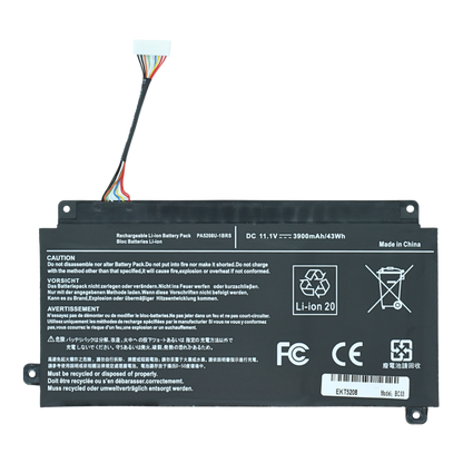 EKT5208 Bateria Interna (P) 11.1V para Toshiba Chromebook CB35 CB35-B3340 CB35-B3330 Satellite E45W P55W E45W-C4200 series P55W-C PA5208U-1BRS - Tecnología AltérCo