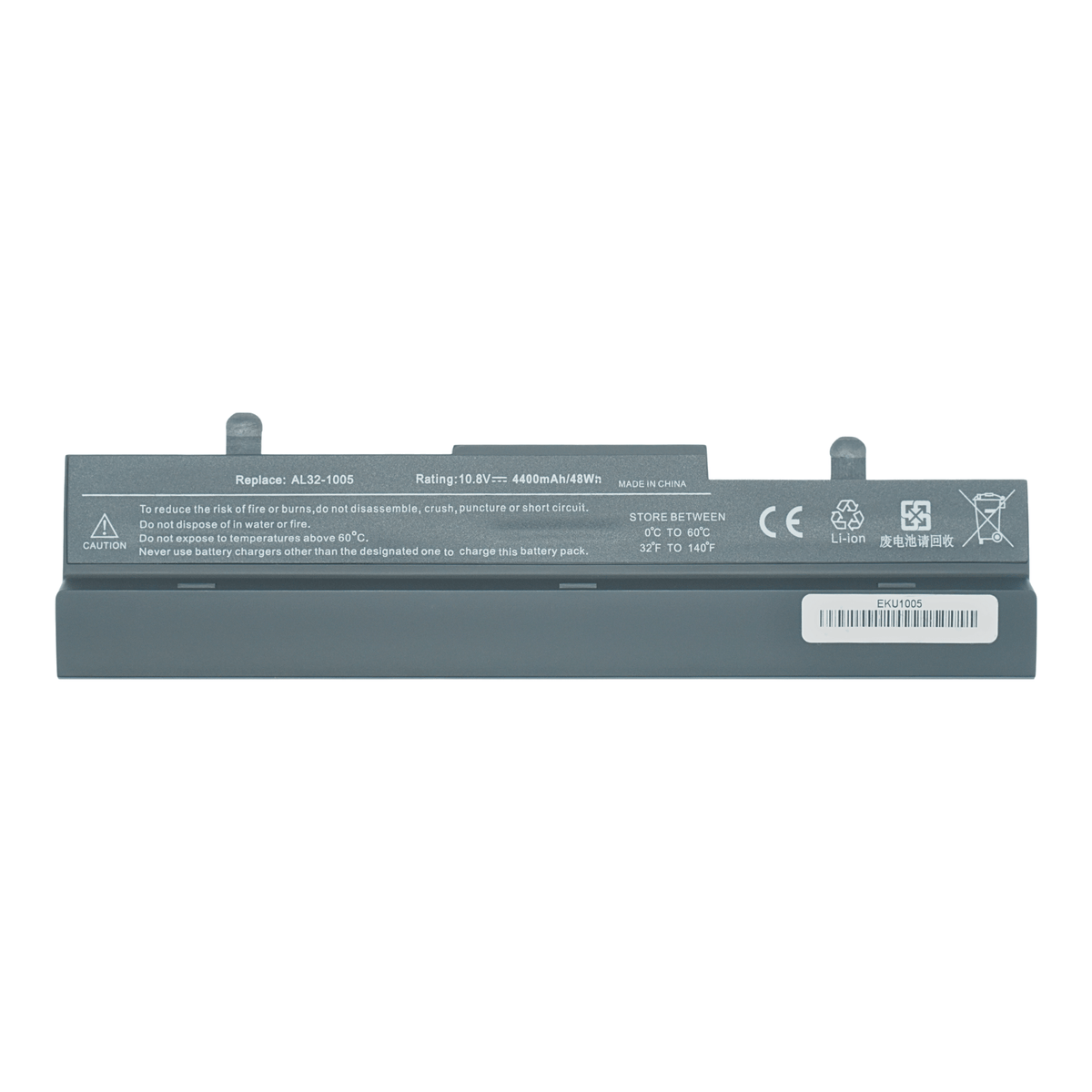 EKU1005 Bateria 3 Celdas de Reemplazo para EEE PC 1005HA color Negro - Tecnología AltérCo