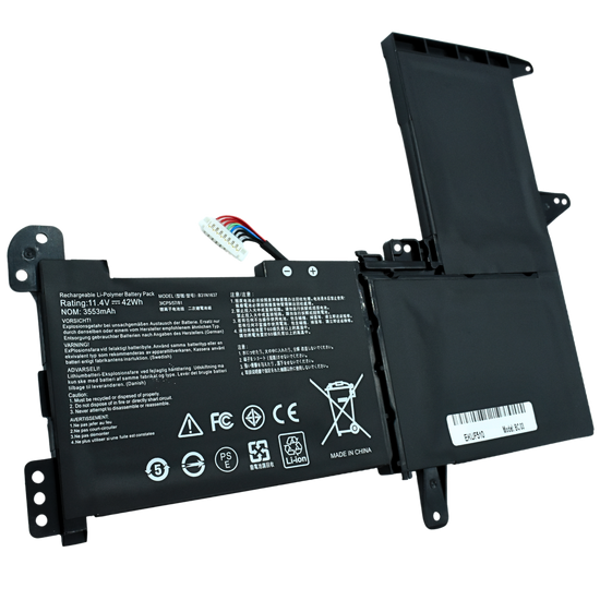 EKUF510 Bateria 11.52V para ASUS ASUS VivoBook X510 X510U X510UQ B31N1637 C31N1637