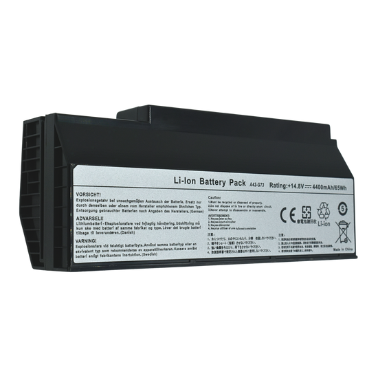 EKUG73 Bateria 14.8V 4400mAh/65Wh para ASUS Asus G73Jw G73SW G73SW G53 G53JQ G53Jw G53SW G53Sx A43-G73 A42-G73