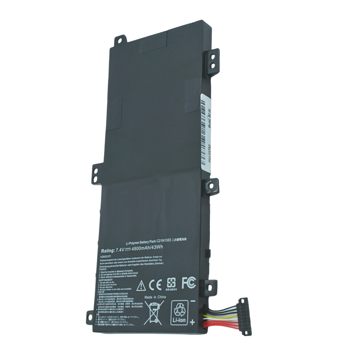 EKUG750 Bateria 7.6V 37Wh para ASUS X455LA X455LA-WX058D Series C21N1417