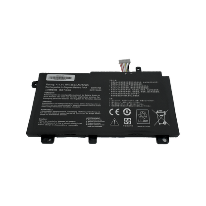 EKUN1726 Bateria 11.4V 4550mAh para ASUS FX86 FX86FE FX86FM FX80 FX80G FX80GD FX80GE FX80GM TUF Gaming B31N1726 - Tecnología AltérCo