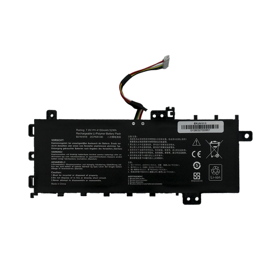 EKUN1818 Bateria 7.6V 4150mAh para Asus Vivobook 17 X712 X712FA A712 D712 F712 K712 M710 M712 P1701 B21N1818 C21N1818-1 - Tecnología AltérCo