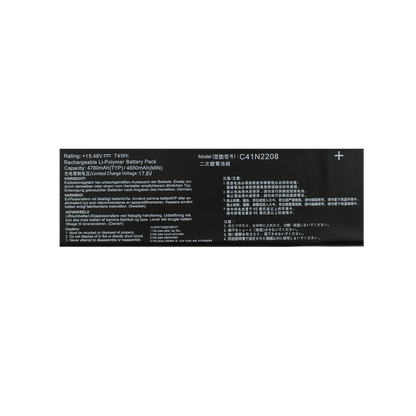 EKUN2208 Bateria 15.48V 74Wh para Asus RC71L PC71L NR2301L (2023) Gaming Handheld Series HBFVG C41N2208 - Tecnología AltérCo