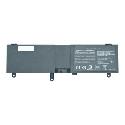 EKUN550 Bateria 15V 4000mAh/59WH para ASUS N550 N550JA N550JV N550J N550X47JV N550X47JV-SL N550JK Q550L Q550LF G550 G550JK C41-N550 - Tecnología AltérCo