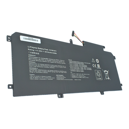 EKUX305 Bateria 11.4V  para ASUS ZenBook UX305 UX305F UX305FA UX305C UX305CA U305 U305F U305FA U305UA U305CA U305LA Series C31N1411