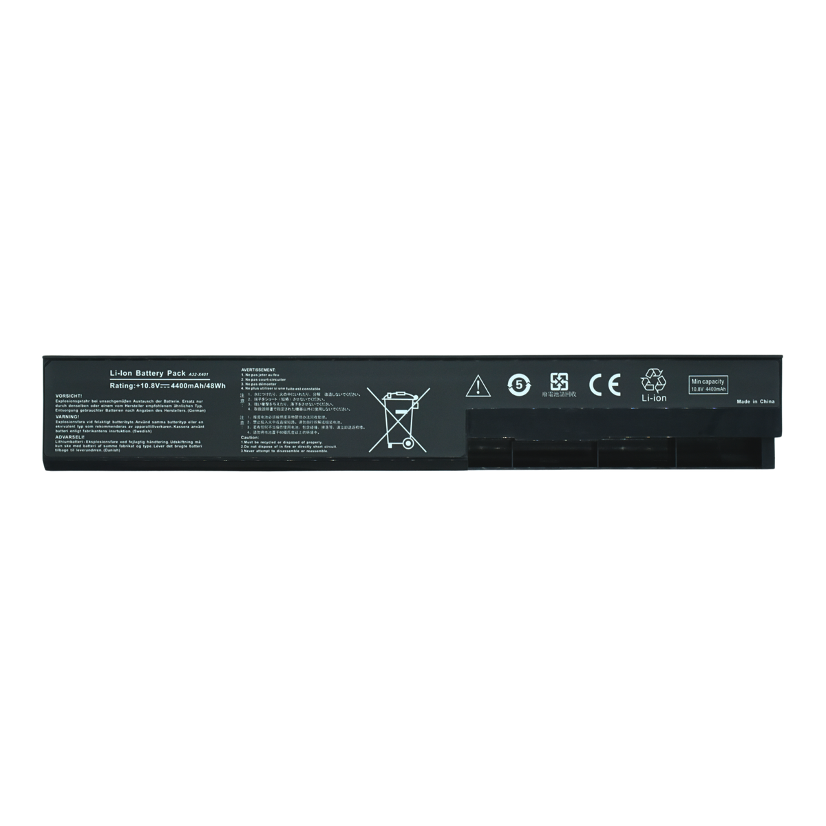 EKUX401 Bateria Li-ion 10.8V para Asus A32-X401 X401A X401U, A31-X401 A41-X401 A42-X401, F301 F401 F501 S301 S401 S501 X301 X401 X501 Series - Tecnología AltérCo