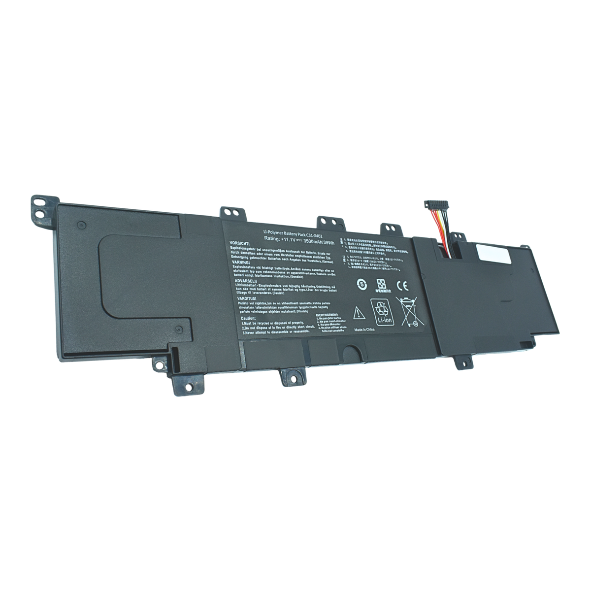 EKUX402 Bateria 11.4V para Asus C21-X401 C31X402 AR5B225 0B110-00210000 X40PW91 S300CA-RS91T S300E-C1003H S400CA-BSI3T12 C31-X402