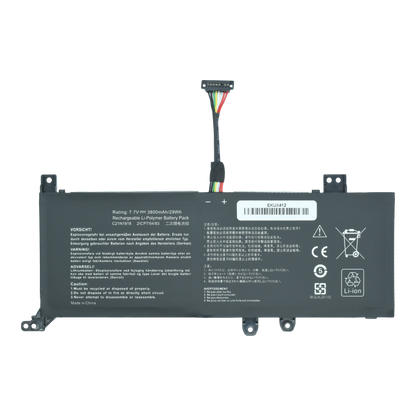 EKUX412 Bateria 7.6V 32Wh/4050mAh para ASUS VivoBook 14 F412DA X412FJ F412FJ A412FA F412FA F412UA X412FA X412FL X412UA X412UB X412UF Series B21N1818 C21N1818 - Tecnología AltérCo