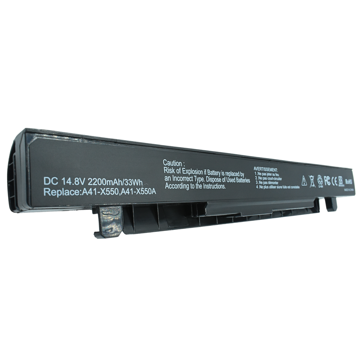 EKUX450 Bateria Li-ion 14.8V para ASUS A41-X550 A41-X550A A450 P550 F550 F552 K450 k550 R510 X450 X550 - Tecnología AltérCo