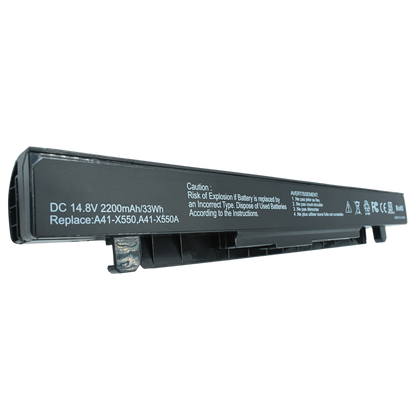 EKUX450 Bateria Li-ion 14.8V para ASUS A41-X550 A41-X550A A450 P550 F550 F552 K450 k550 R510 X450 X550 - Tecnología AltérCo
