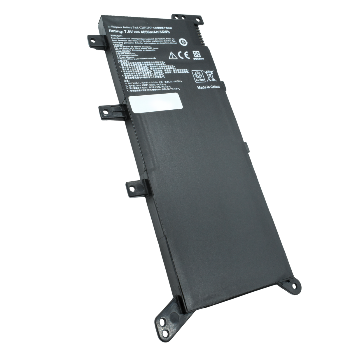 EKUX555 Bateria Interna (P) 7.6V para Asus X554L X555L X555LA X555LB X555LD X555LN X555LP X555UA C21N1347 - Tecnología AltérCo