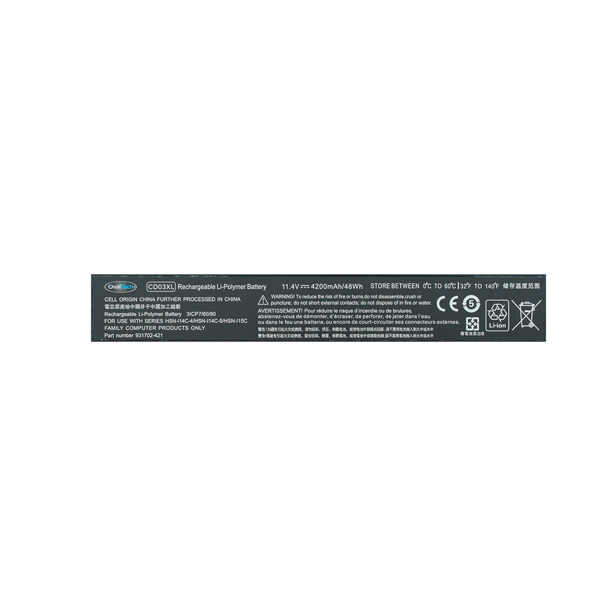 OTHCD03XL Bateria 11.4V para HP ProBook 640 645 650 G4 G5 Series CD03XL CDO3XL
