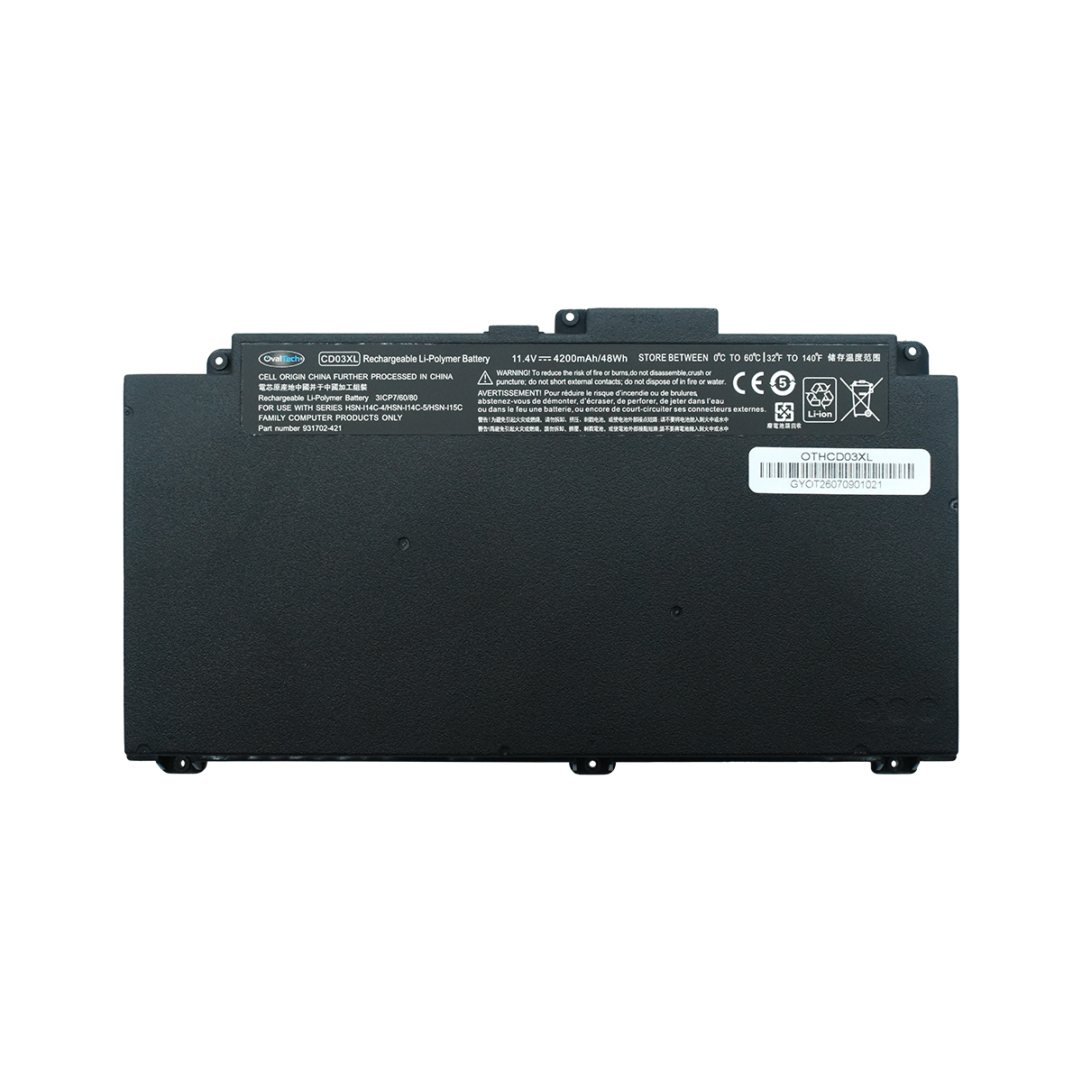 OTHCD03XL Bateria 11.4V para HP ProBook 640 645 650 G4 G5 Series CD03XL CDO3XL