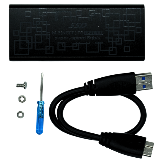 GAB-PCIEU3.0 Gabinete Externo Ultra portable USB3.0 para Unidades FLASH SSD