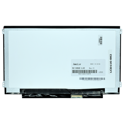 LCD116-002 Pantalla LCD 11.6 LED WXGA (1366X768) Slim Conector Derecho 40P Glossy - Tecnología AltérCo
