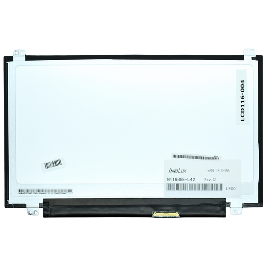 LCD116-004 Pantalla LCD 11.6 LED WXGA (1366X768) Slim Conector Derecho 40P Glossy