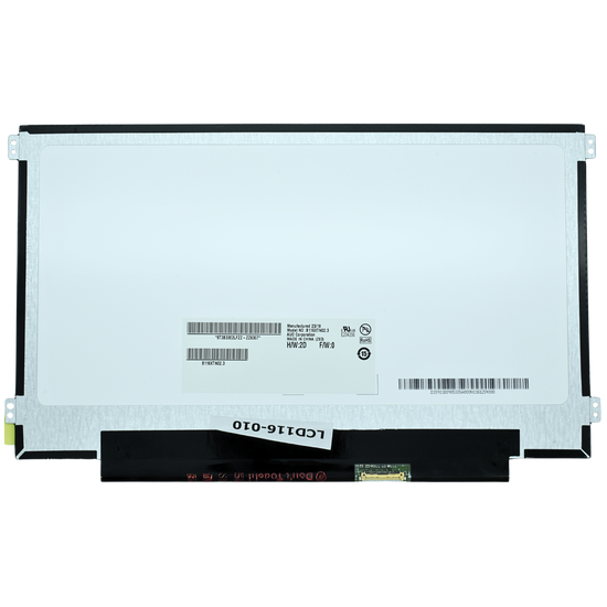 LCD116-010 Pantalla LCD 11.6 LED WXGA (1366X768) Slim Conector Derecho 30P Glossy