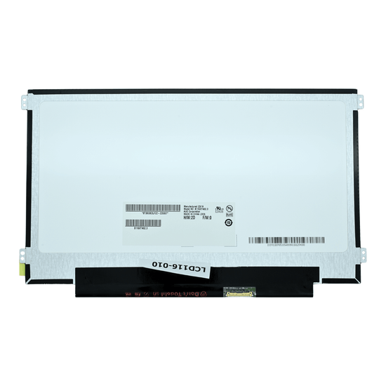 LCD116-010 Pantalla LCD 11.6 LED WXGA (1366X768) Slim Conector Derecho 30P Glossy
