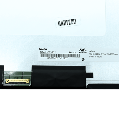 LCD140-007 Pantalla LCD 14.0 FHD (1920x1080) Conector Derecho 30P  NV140FHM-N47 6HY1W - Tecnología AltérCo
