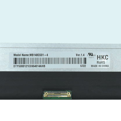 LCD140-019 Pantalla LCD 14.0 LED FHD (1920x1080) EDP IPS Slim Conector Inferior Derecho 30P *SIN BRACKETS / BEZEL DELGADO - Tecnología AltérCo