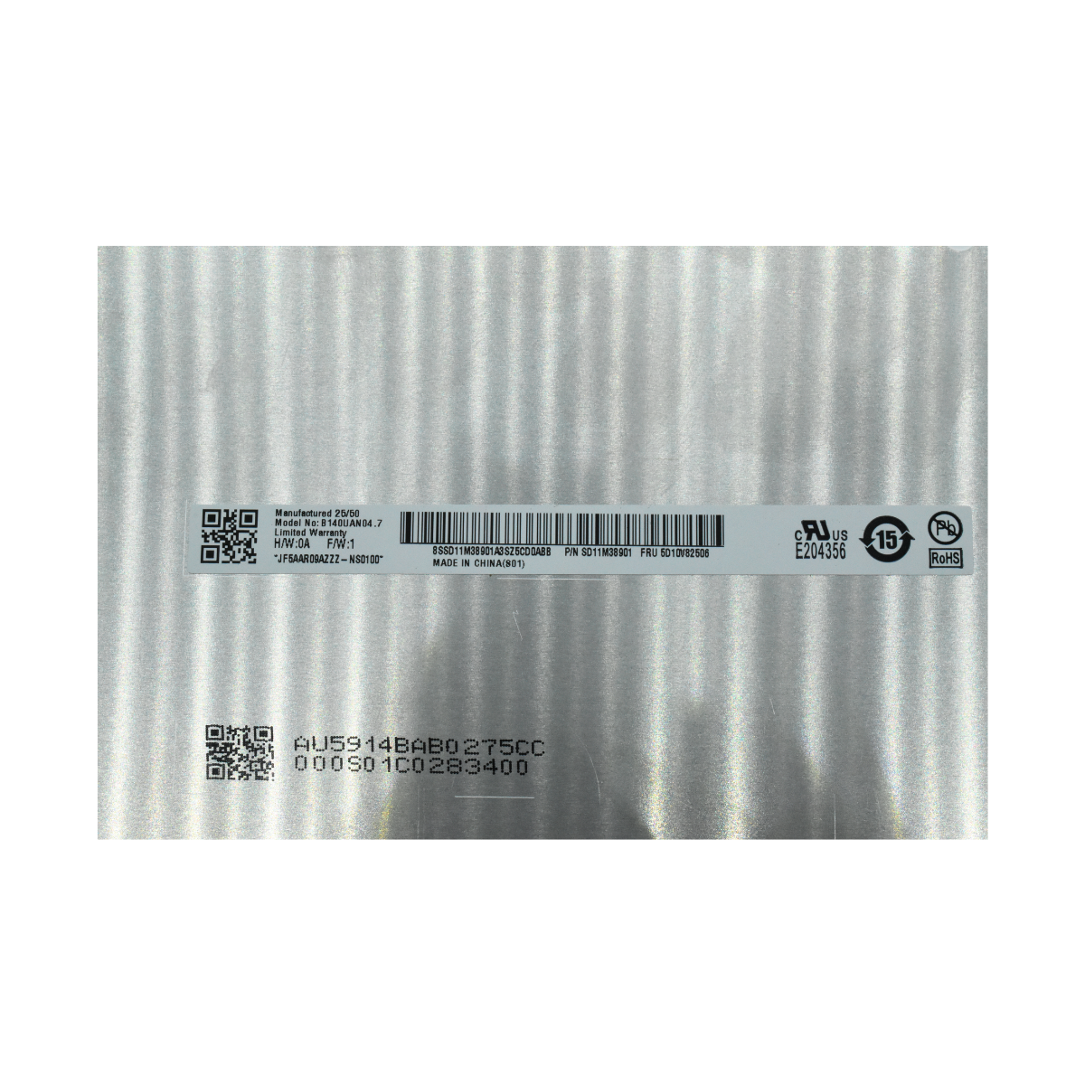 LCD140-020 Pantalla LCD 14.0 FHD+ (1920x1200) Conector Inferior Derecho 30P (19mm) *SIN BRACKETS