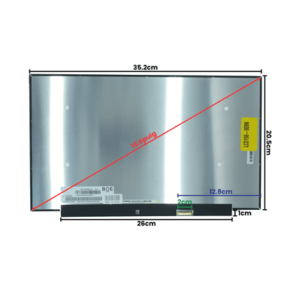 LCD 15.6 LCD156-009N Pantalla LCD 15.6 LED FHD (1920x1080) IPS Conector Derecho 40P On-Cell Touch (Angosto / Narrow) - Tecnología AltérCo