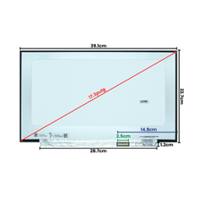 LCD173-005 Pantalla LCD 17.3 FHD (1920x1080) Normal Conector derecho 40P Glossy IPS 144Hz