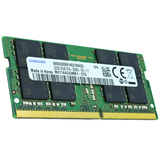 MSO133332GB 32GB DDR3 PC3-10600 204p 1333MHz SODIMM