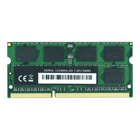 MSO13334GB 4096MB DDR3 PC3-10600 204p 1333MHz SODIMM