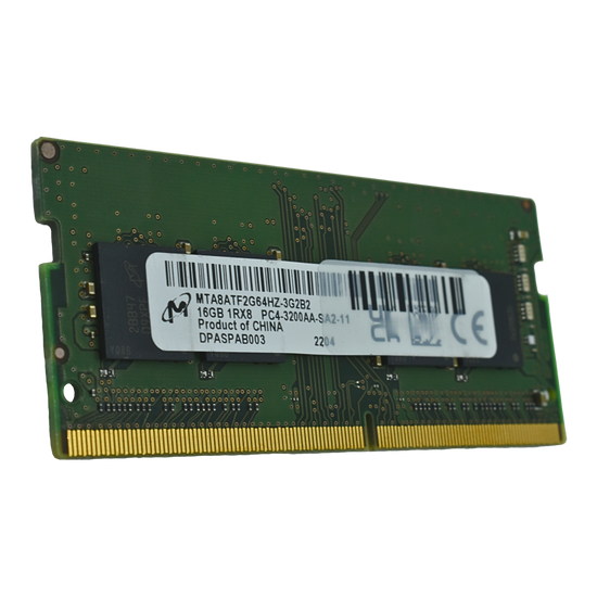 MSO320016GB 16GB DDR4 PC4-19200 260p 3200mhz SODIMM 1.2V - Generica