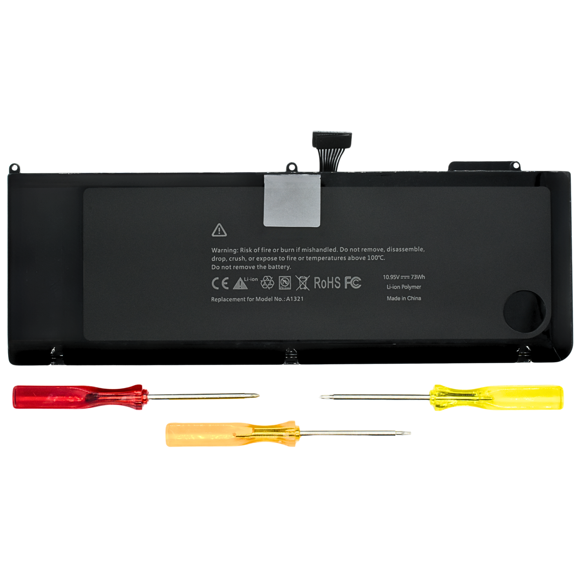 OTA1321 Bateria color negro 6 celdas para Apple MacBook pro 15" (2009) 10.8V 5200mah marca Ovaltech - Tecnología AltérCo