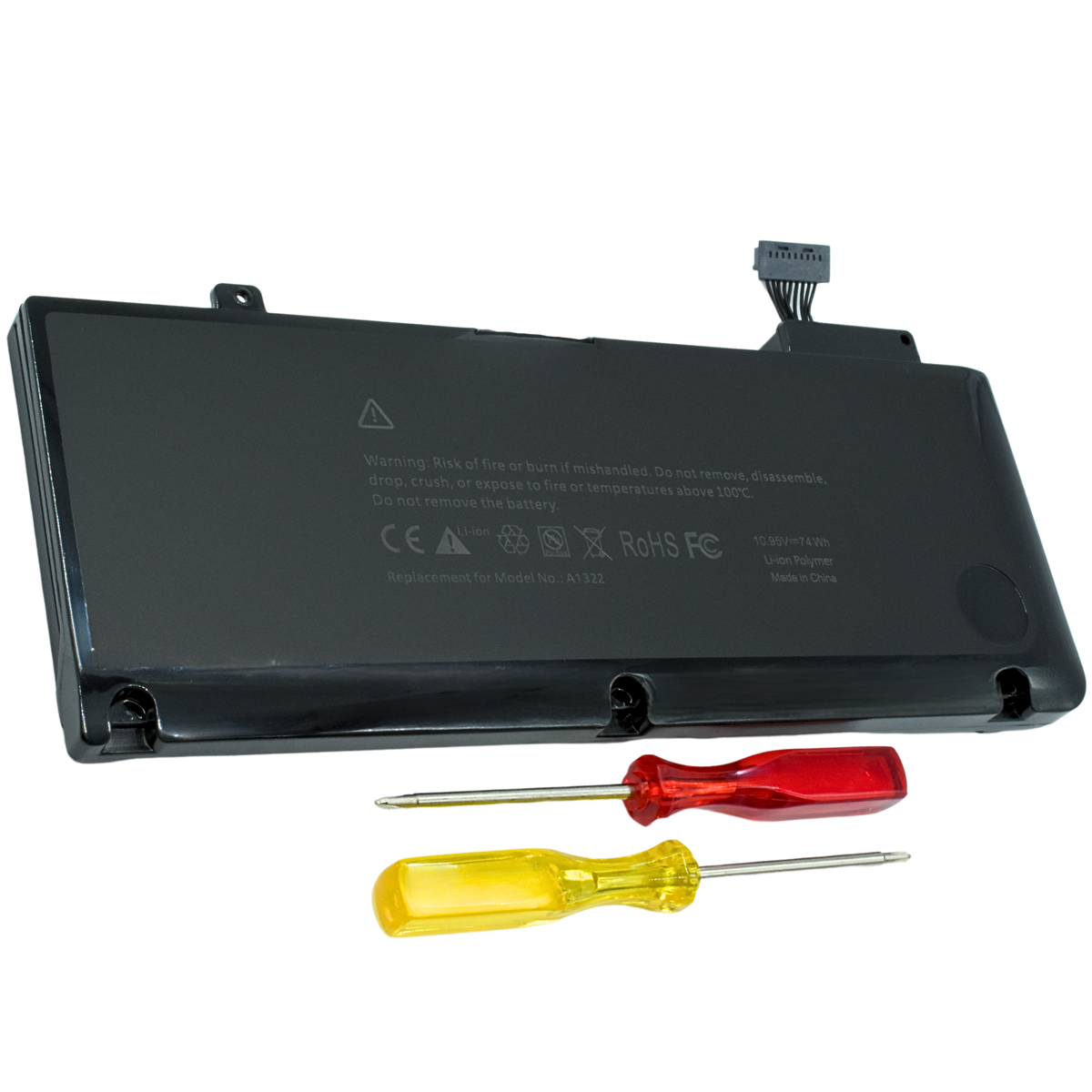 OTA1322 Bateria color negro 6 celdas para Apple MacBook pro 13" (2009) 10.95V 6000mAh marca Ovaltech - Tecnología AltérCo